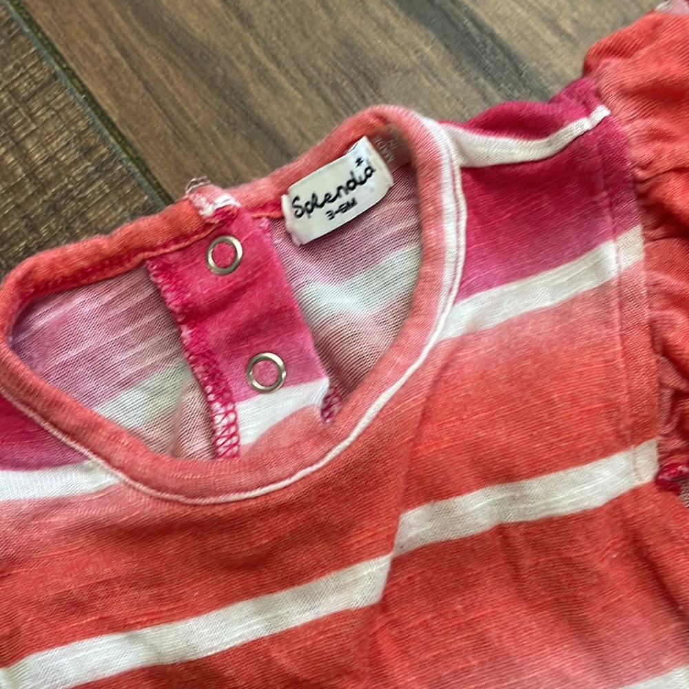 Splendid Ruffle Romper 3-6 Months - Picture 2 of 3